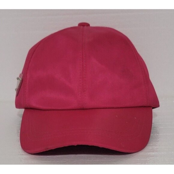 Prada Re-Nylon Pink Baseball Cap PREOWNED - Picture 1 of 14